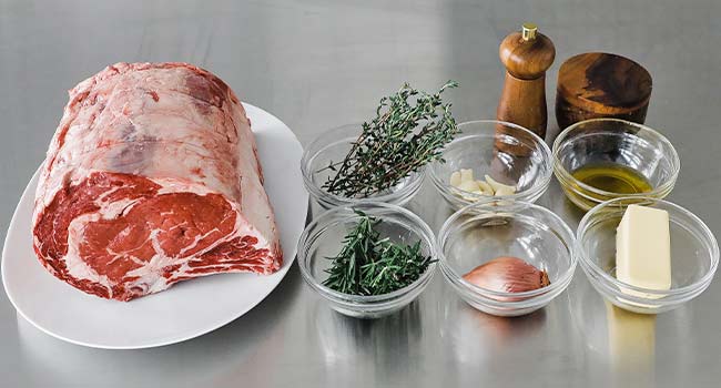 ingredients for a prime rib