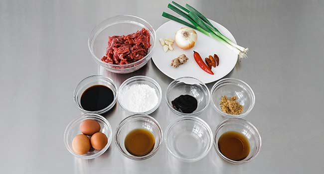 ingredients to make mongolian beef