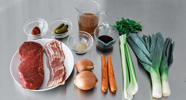 ingredients to make german beef rouladen