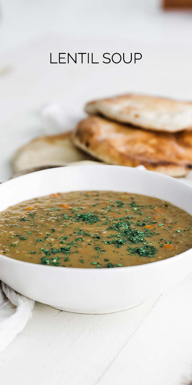 Homemade Lentil Soup Recipe - Chef Billy Parisi