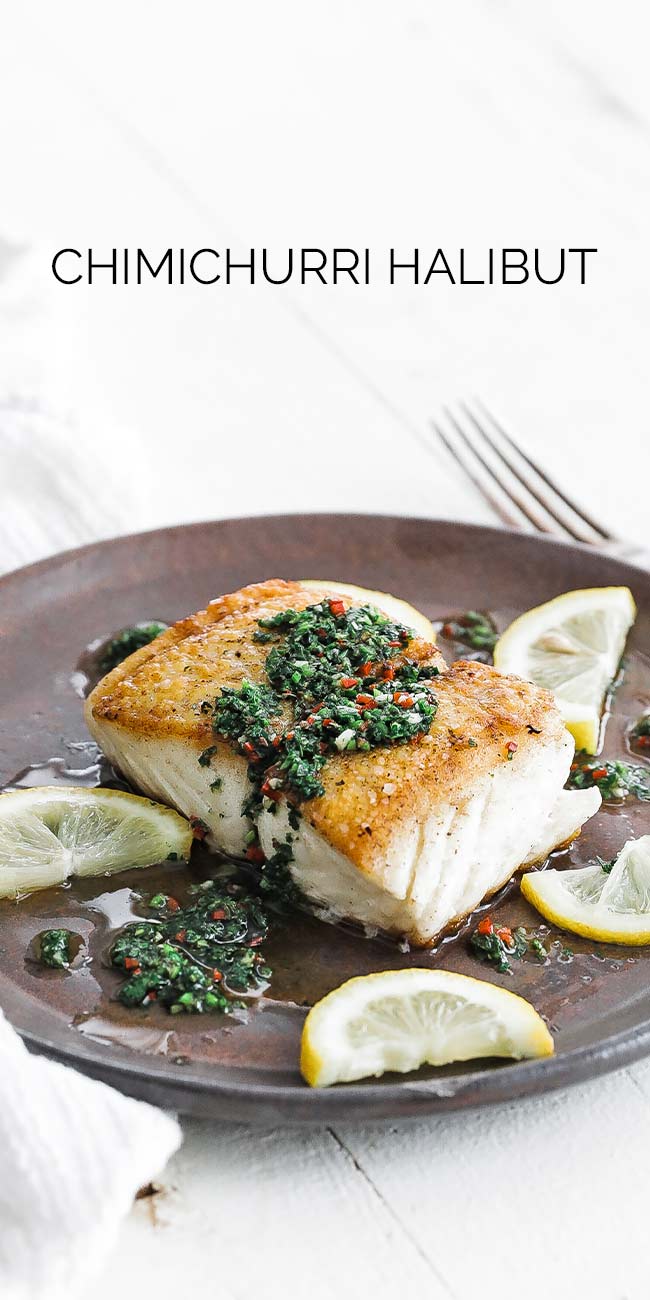 Halibut Recipe with Chimichurri Sauce Chef Billy Parisi