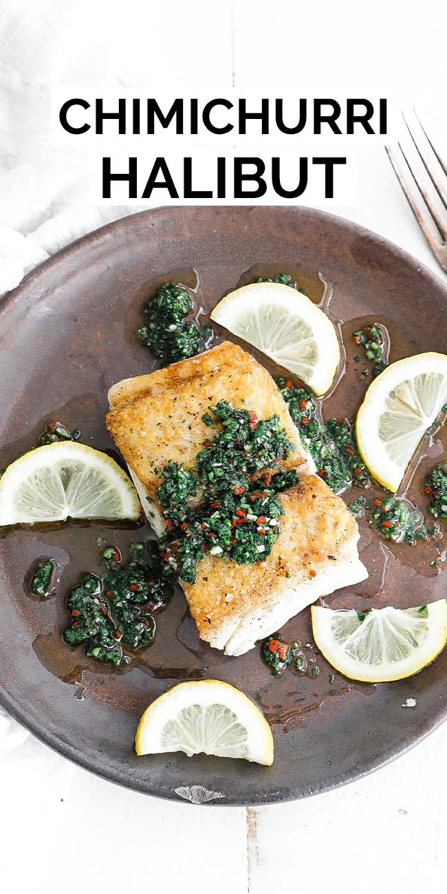 Halibut Recipe with Chimichurri Sauce Chef Billy Parisi