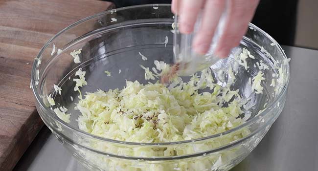 adding caraway seeds to salt