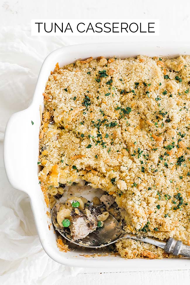 Homemade Tuna Noodle Casserole Recipe from Scratch Chef Billy Parisi