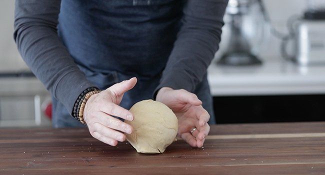 kneading sopapilla dough