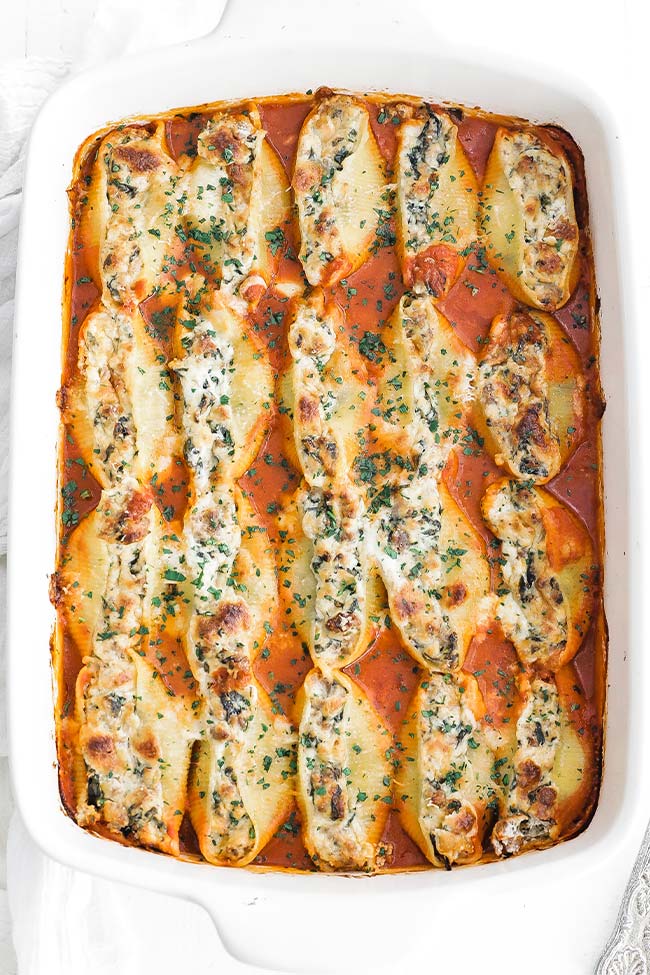 cooked stuffed shells