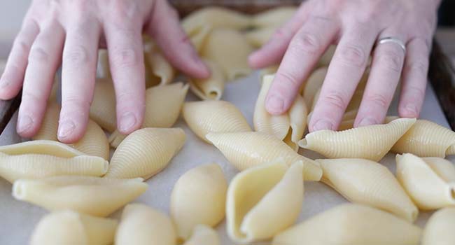 cooking shell pasta