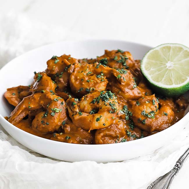 deviled shrimp with lime