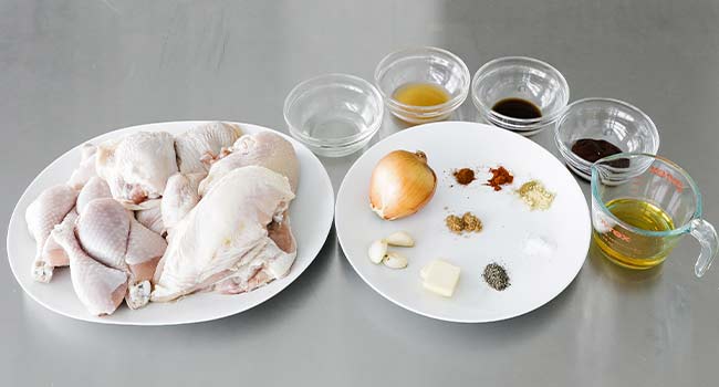 ingredients to make bbq chicken