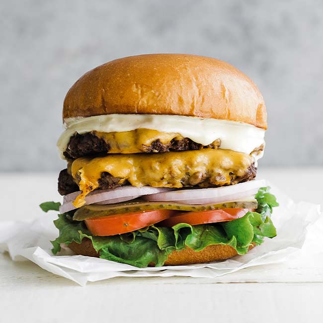 Black and Blue Smash Burger Recipe