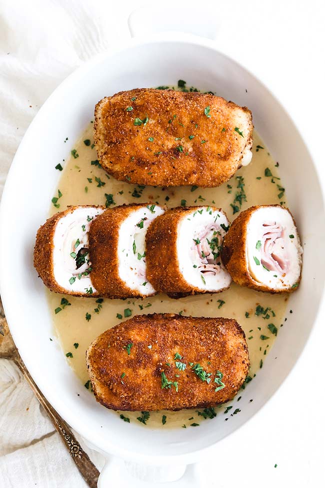 Easy Chicken Cordon Bleu Recipe - Belly Full