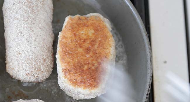 frying chicken cordon bleu