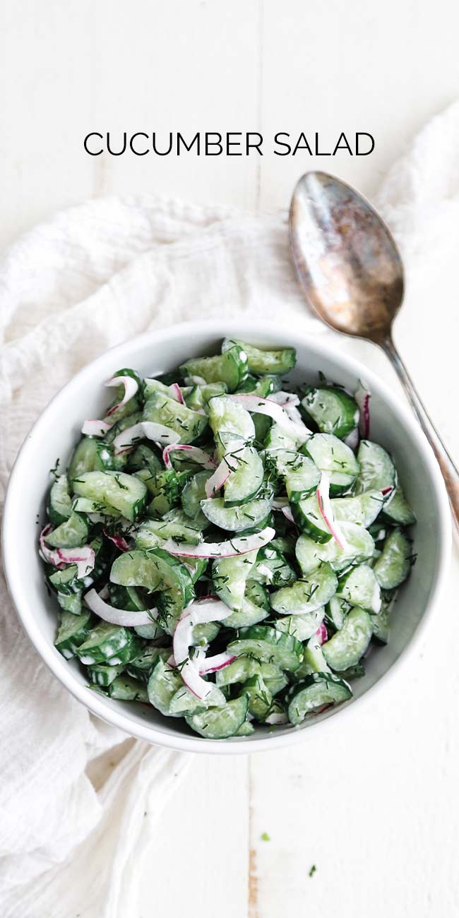 Easy Cucumber Salad Recipe Chef Billy Parisi