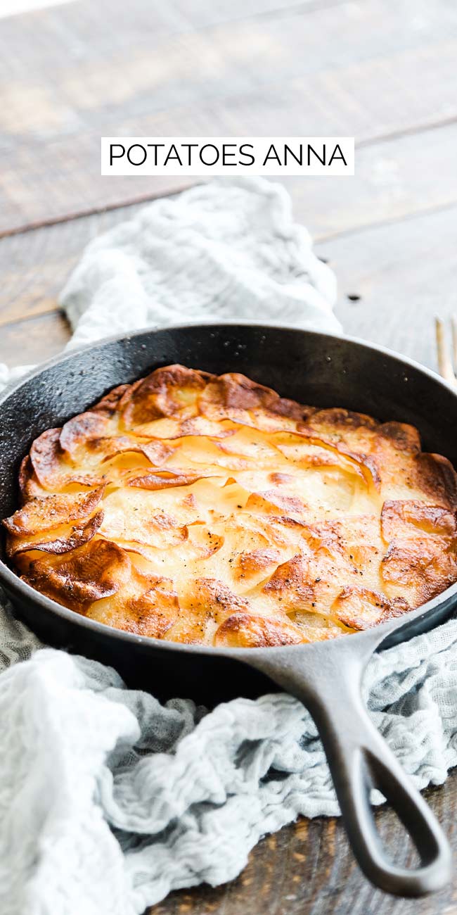 Classic Potatoes Anna Recipe (Pommes Anna) Chef Billy Parisi