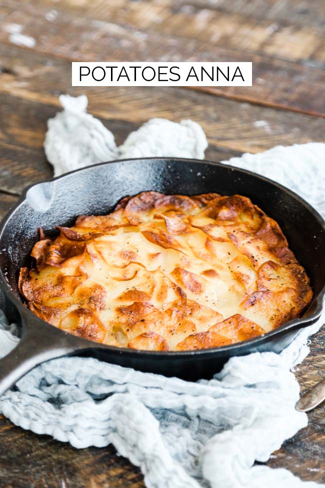 Classic Potatoes Anna Recipe (Pommes Anna) Chef Billy Parisi