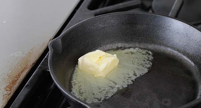 melting butter in ap an