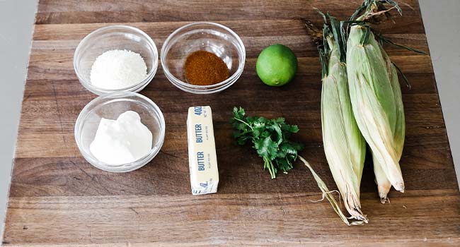 ingredients to make mexican street corn