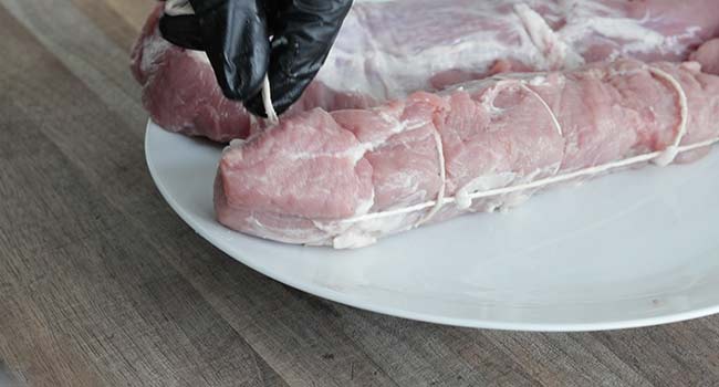 trussing pork tenderloin