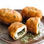 sliced chicken kiev