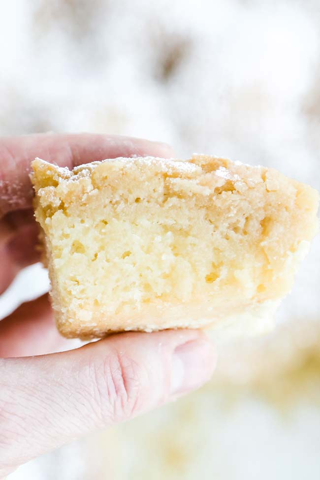 slice of gooey butter cake