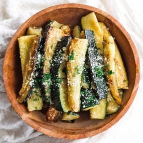 roasted zucchini wedges