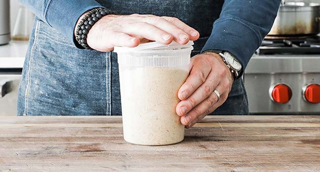 breadcrumbs in an airtight container