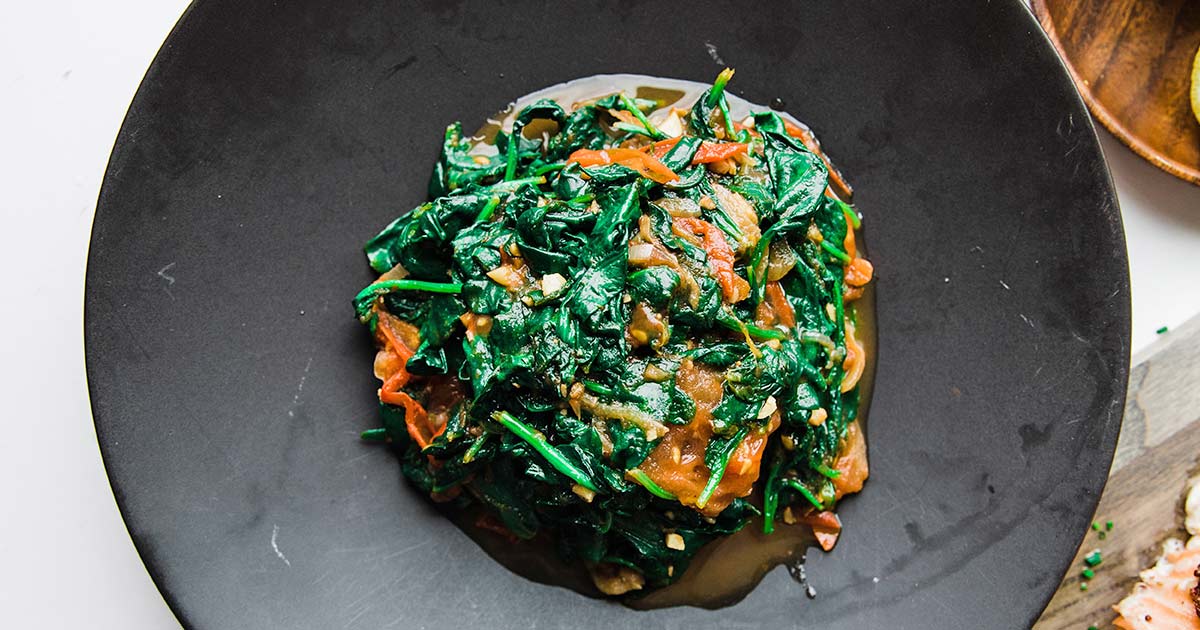 Italian Spinach Recipe - Chef Billy Parisi