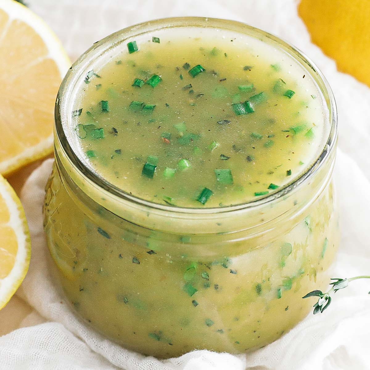 Lemon Mustard Vinaigrette - A Paige of Positivity