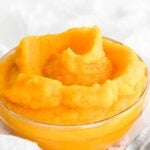 pumpkin puree in a bowl