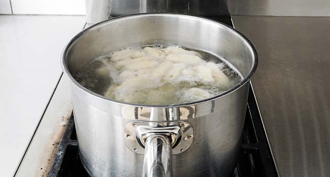 boiling gnocchi