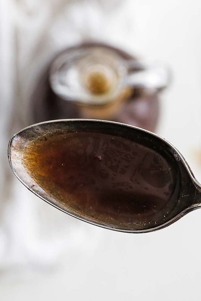 au jus on a spoon