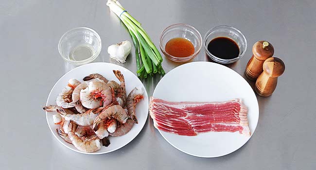 bacon-wrapped shrimp ingredients
