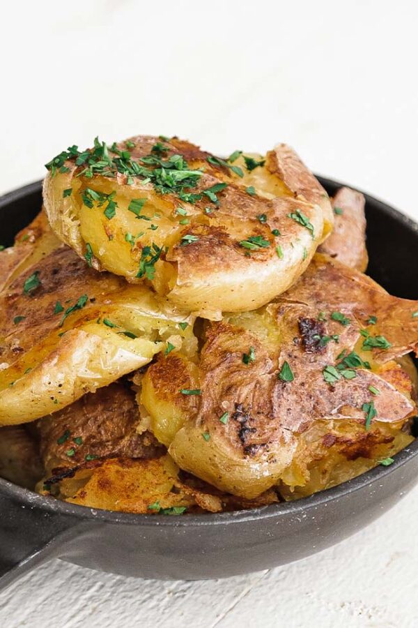 Crispy Smashed Potatoes Recipe - Chef Billy Parisi