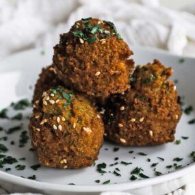 falafel on a plate