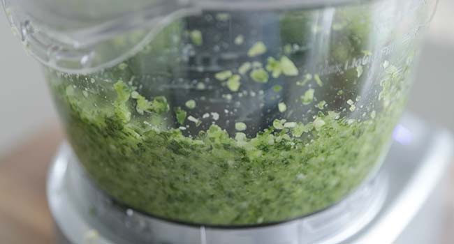 processing onions, parsley, and garlic