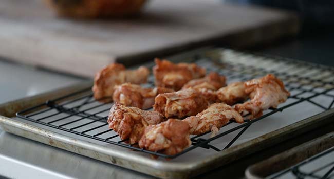 adding wings to a rack on a sheet tray