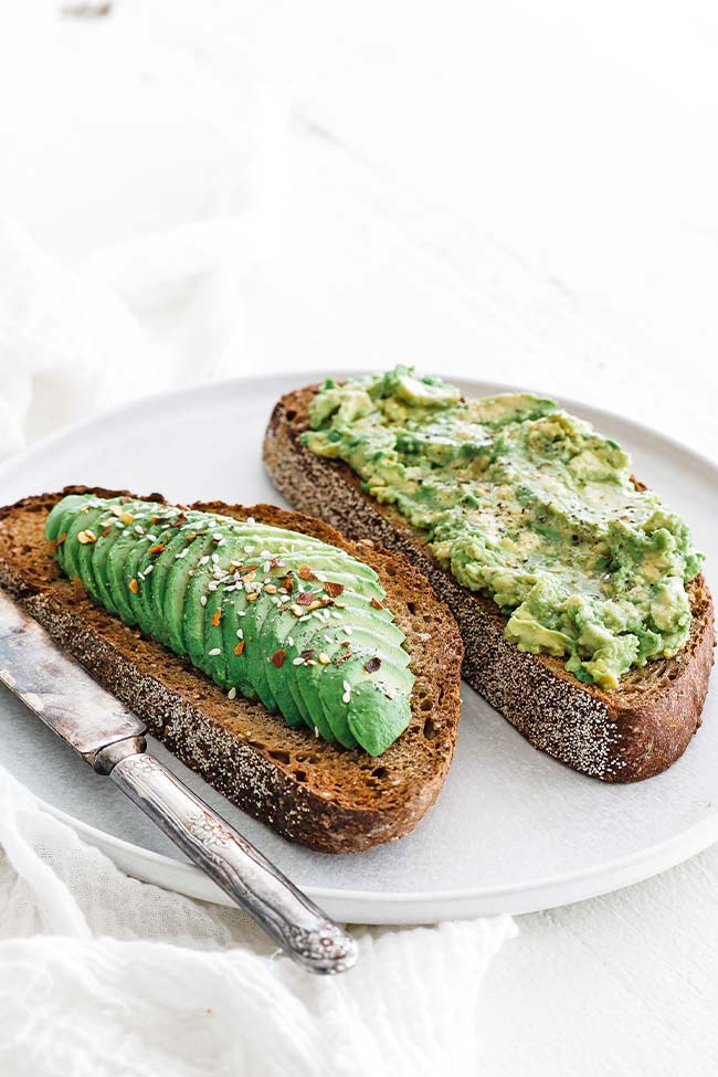 avocados on toast