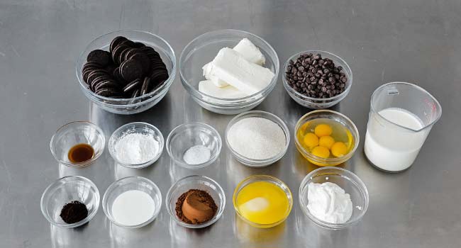 chocolate cheesecake ingredients