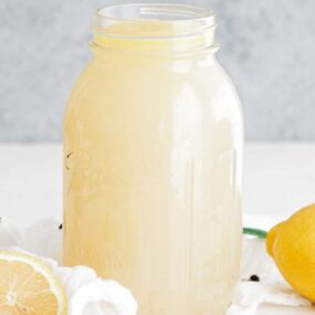 jar of fish stock
