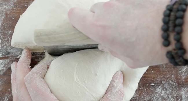 cutting dough