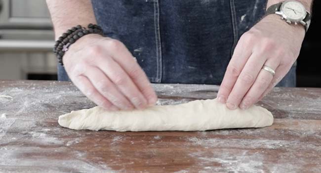 pinching dough seams