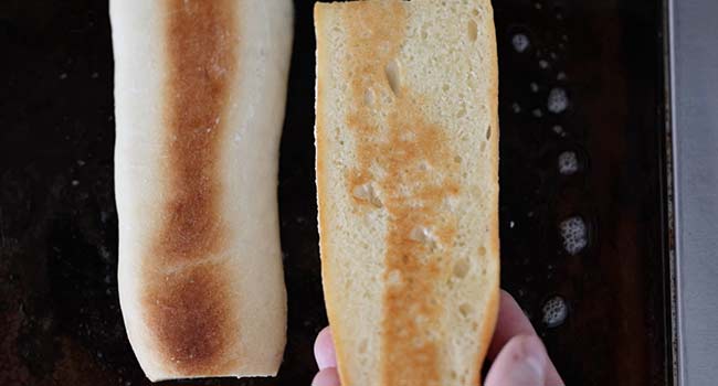 toasting bread