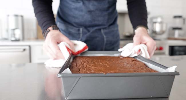 cooked brownies