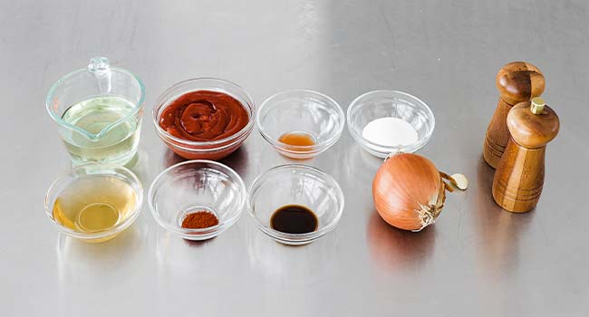 ingredients to make French dressing