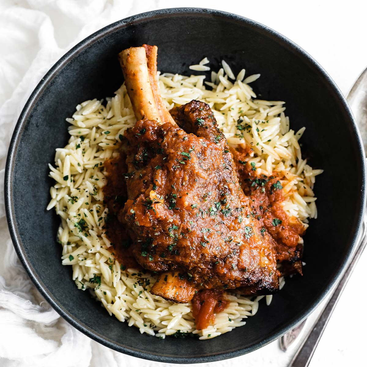 Greek-Style Lamb Shank Recipe - Chef Billy Parisi