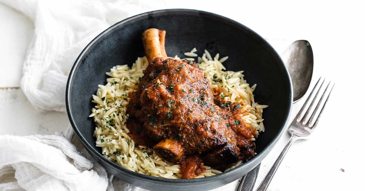 Greek-Style Lamb Shank Recipe - Chef Billy Parisi