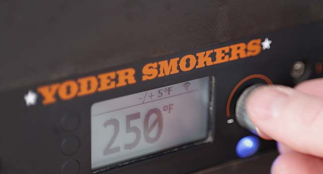 preheating a smoker