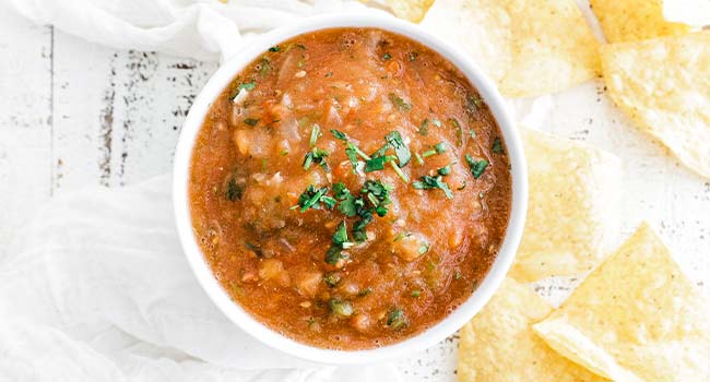 salsa in a bowl