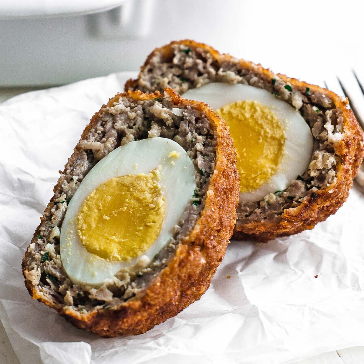 Traditional Scotch Eggs - Culinary Ginger
