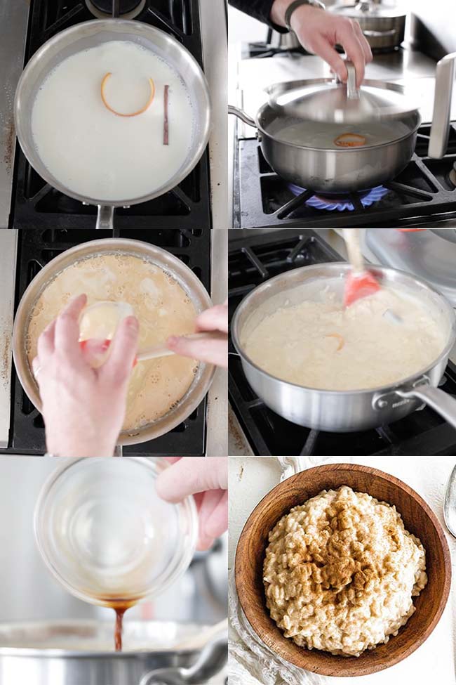 arroz cone leche procedures